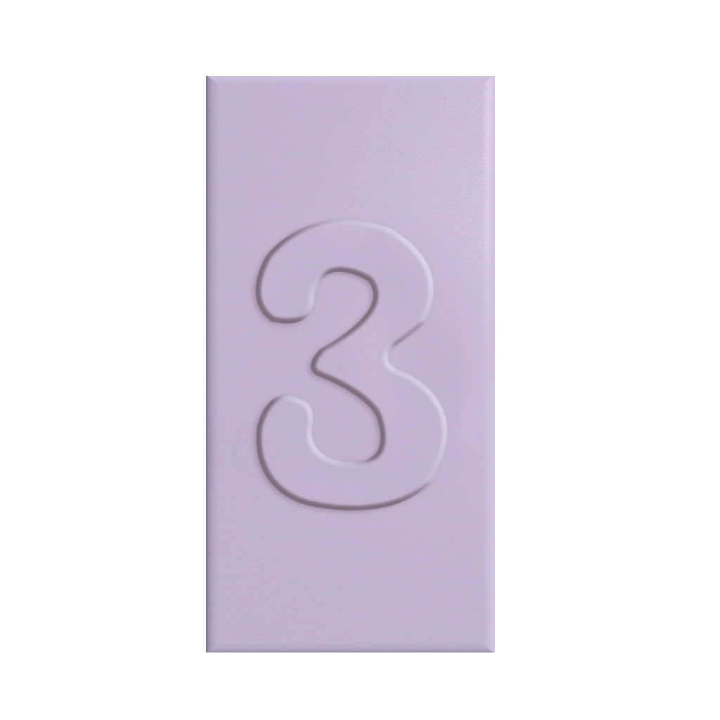 C05-L-3 - 木槿紫-L-數字-3