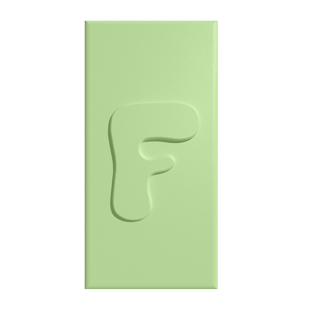 C18-L-F - 抹茶綠-L-字母-F
