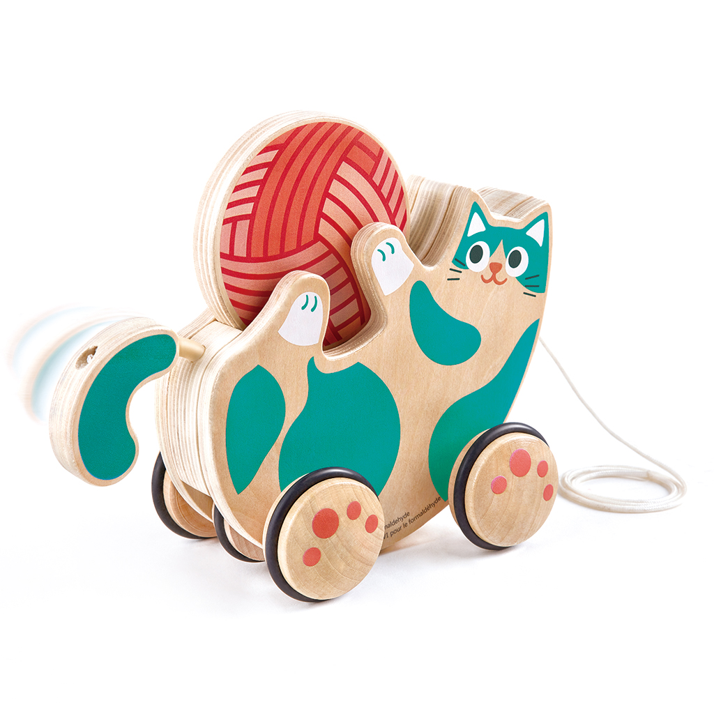 E0366 - 貓咪學步牽繩玩具