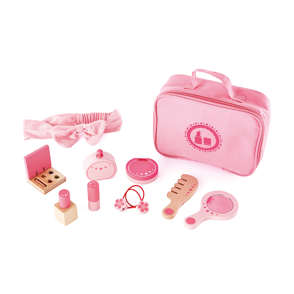 E3014 - 粉紅化妝包家家酒玩具組