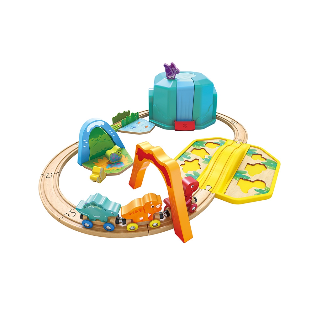 恐龍世界火車玩具盒組合__E3828