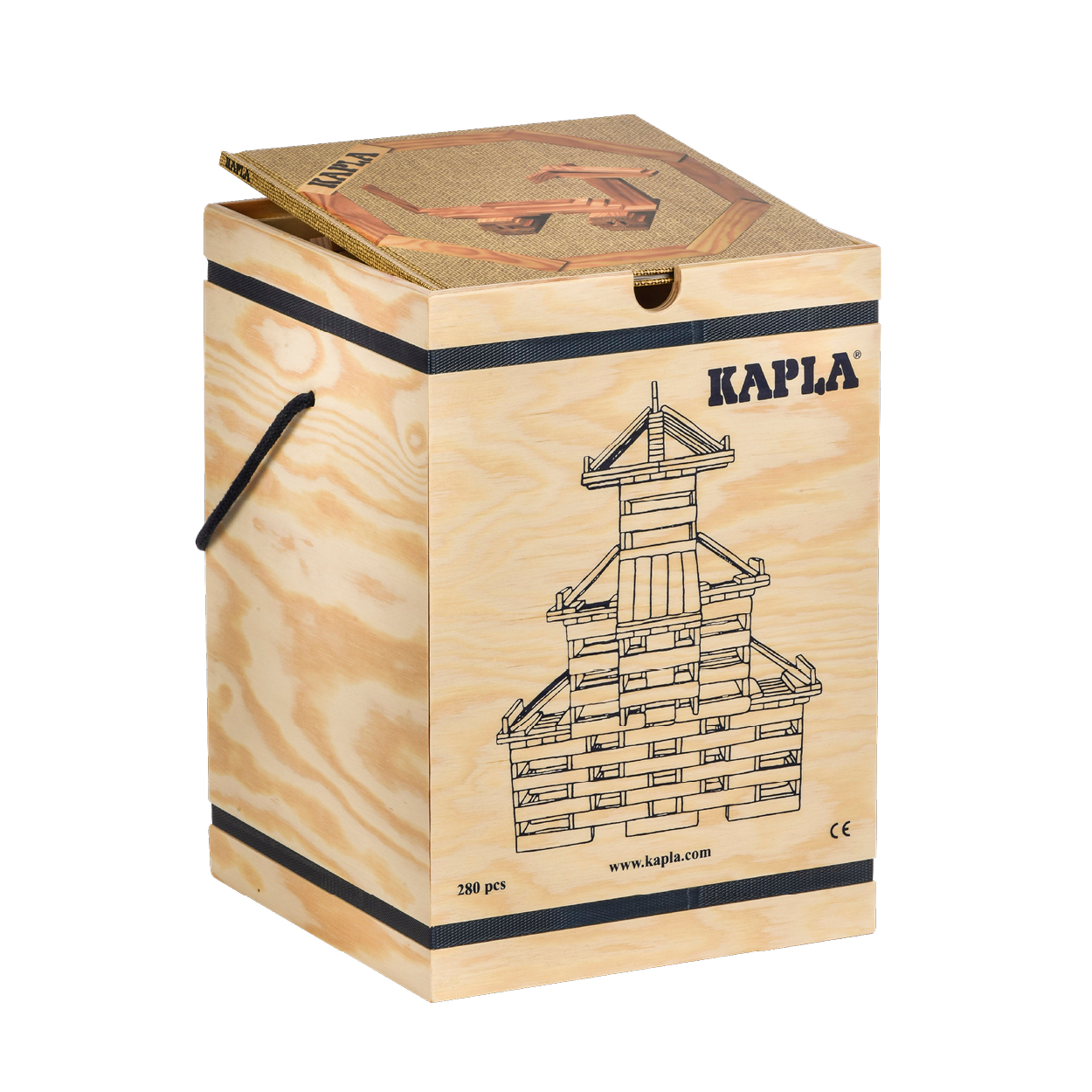 KAPLA280 積木盒-#4 米 (280PCS)__FAP-K-280-Be  