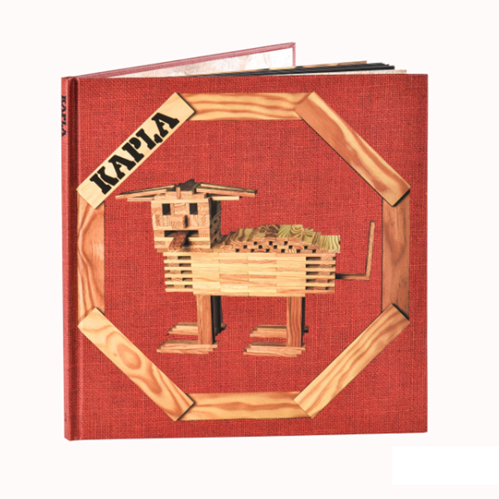 KAPLA Artbook #1-Red 紅色中階建築__KAP-4105  