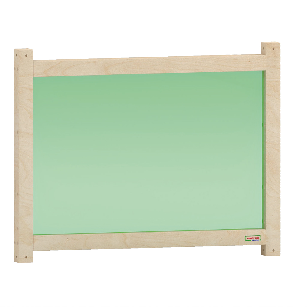 620H x 800L 彩色透視耐刮屏風-綠色_620H x 800L Divider Panel - Translucent Green_ME11640
