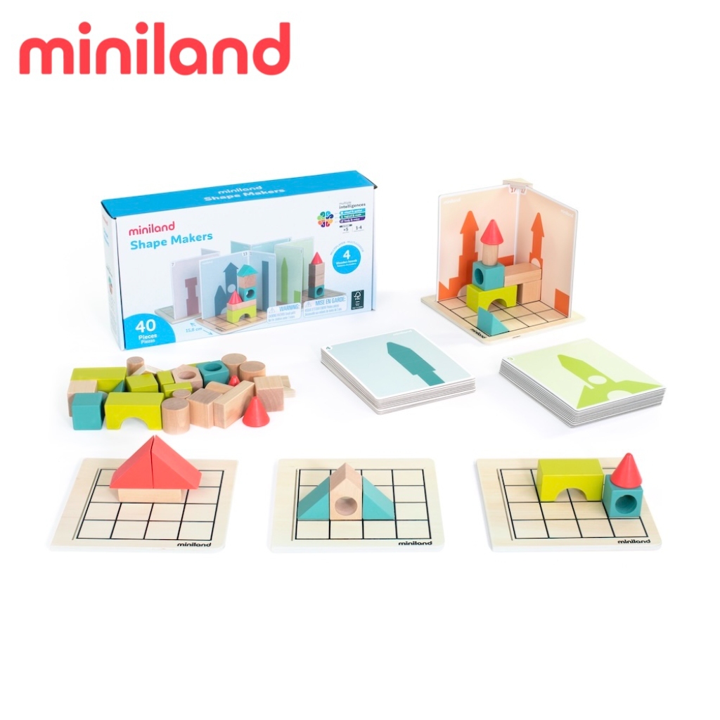 【西班牙miniland】ECO積木3D建築師__ML000358
