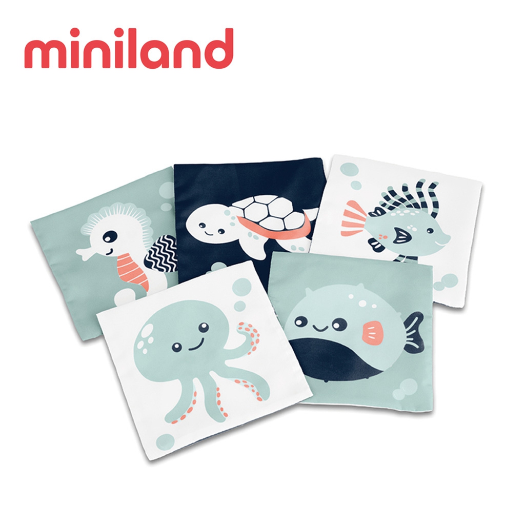 ML000386 - 【西班牙miniland】床圍海洋感官布書~NEW