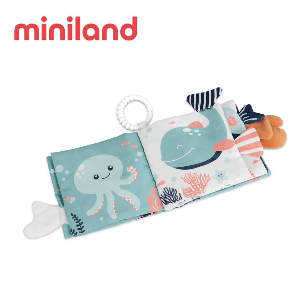 ML000387 - 【西班牙miniland】海洋感官軟繪本~NEW